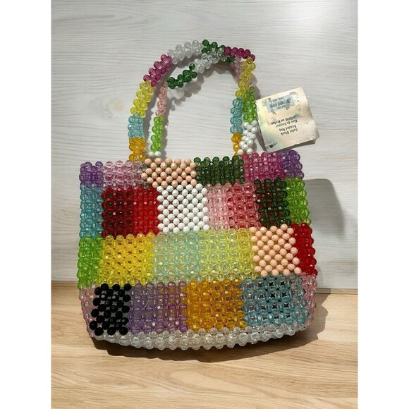 Iscream beaded bag 8x7x2 Inc - Picture 2 of 3